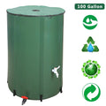 Ktaxon 100 Gallon Collapsible Rain Barrel, Portable Water Storage Tank