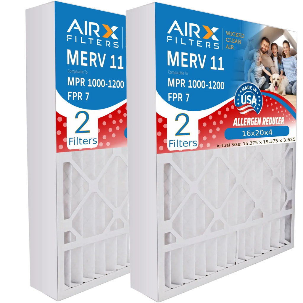 16x20x4 Air Filter  11 Comparable to  1000,  1200 &  7 Compatible with TopTech --1620 Premium  Made 16x20x4 Furnace Filter 2 Pack by     .