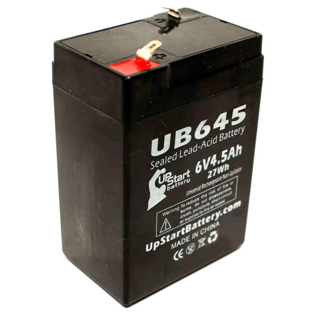 5x Pack - Compatible Tripp Lite  850 Battery - Replacement  Universal Sealed Lead Acid Battery (6V, 4.5Ah, 4500mAh,  Terminal, , ) - Includes 10  to  Terminal Adapters