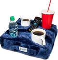 Cup Cozy Deluxe Pillow (Navy) As Seen on  -The world's  cup holder! Keep your drinks close and prevent spills. Use it anywhere-Couch, floor, bed, man cave, car, , park, beach and more!