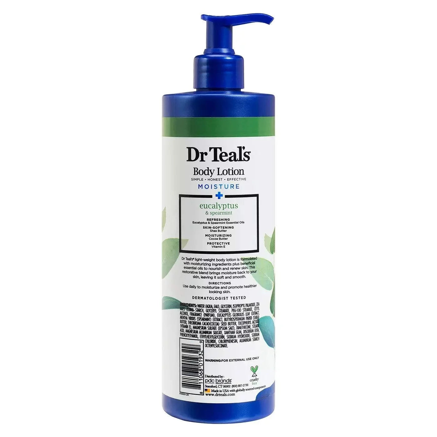 Dr Teal, Body Lotion Moisture Rejuvenating/Refreshing Eucalyptus & Spearmint, 16 Fl Oz