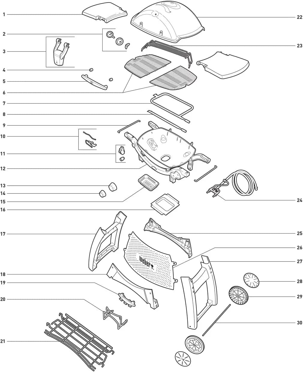Weber  Gas Grill Igniter Kit 80452 Replacement