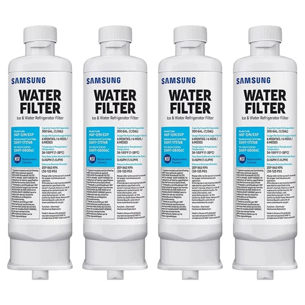 4 Pack Compatible with -17376B, -08006C, -, -/ Refrigerator Water Filter