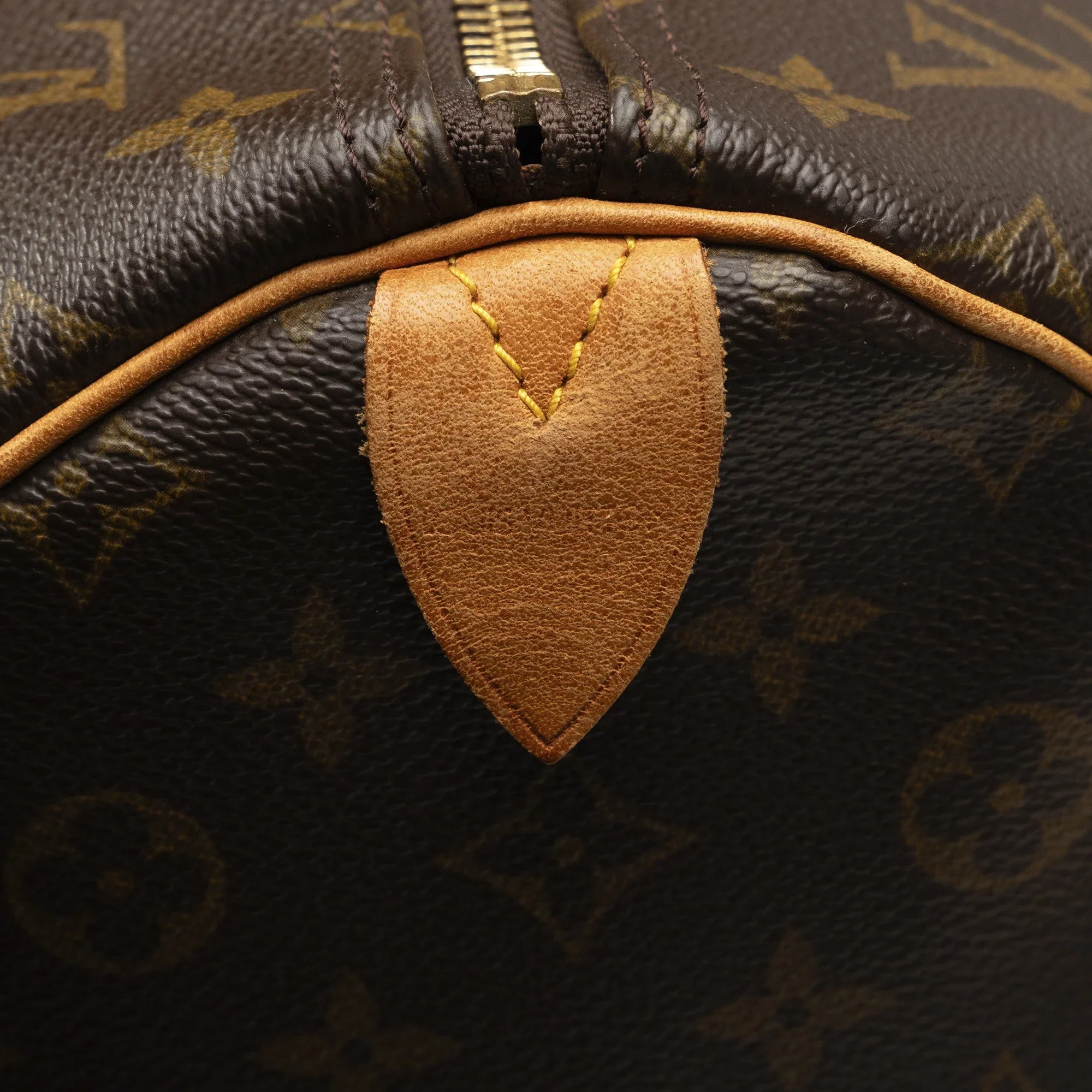 Pre-Owned Authenticated Louis Vuitton Monogram Keepall 55 Canvas Brown Travel Bag WeekenderBag Unisex (Fair)