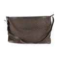 Pre-Owned  Gucci Boston Bag 105669  Nylon Leather Brown Shoulder Travel (Good)