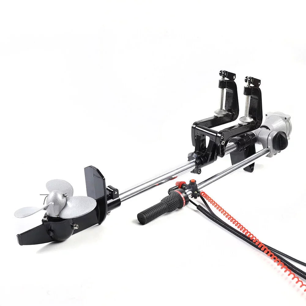 2.3HP 2Stroke Outboard Motor Kayak Boat Engine Long Shaft /Air Cooling System