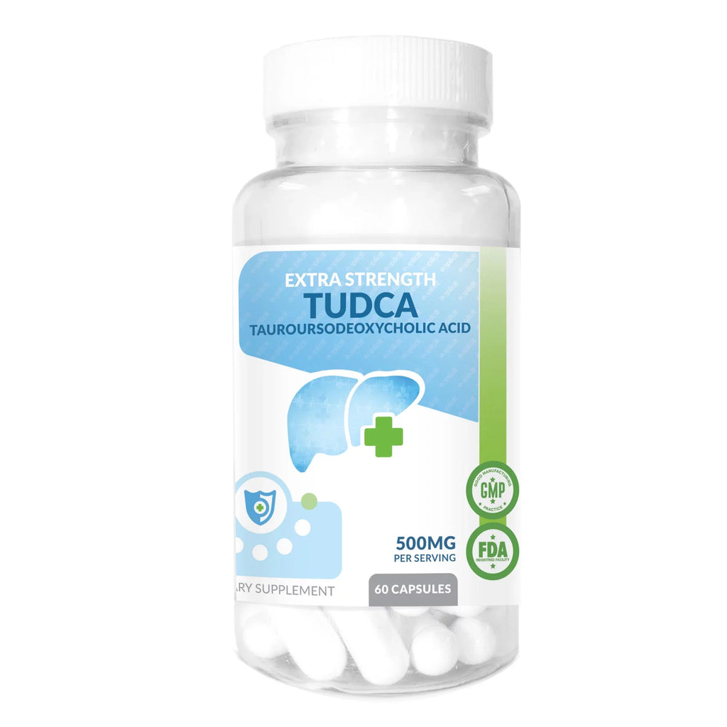 (Tauroursodeoxycholic Acid) - 500mg - 60 Capsules - Pure Liver Support & Health