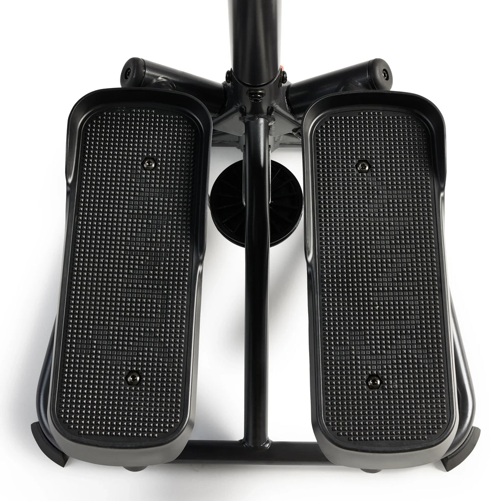 Sunny Health & Fitness Smart Stair Stepper Machine with Handlebar – -