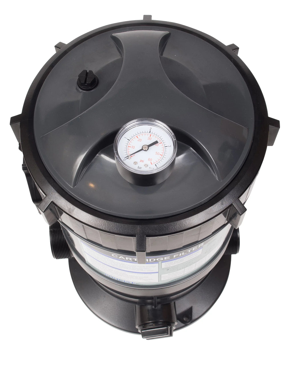 Cartridge Filter System with Pressure Gauge for Swimming Pools 60SF