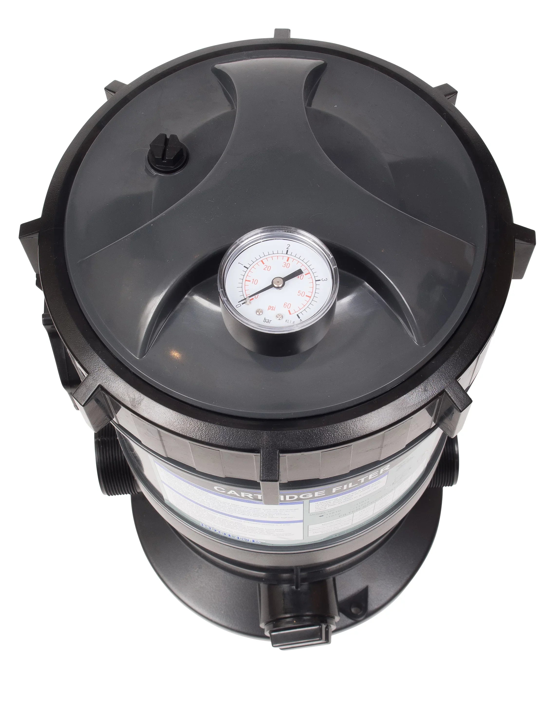 Cartridge Filter System with Pressure Gauge for Swimming Pools 60SF