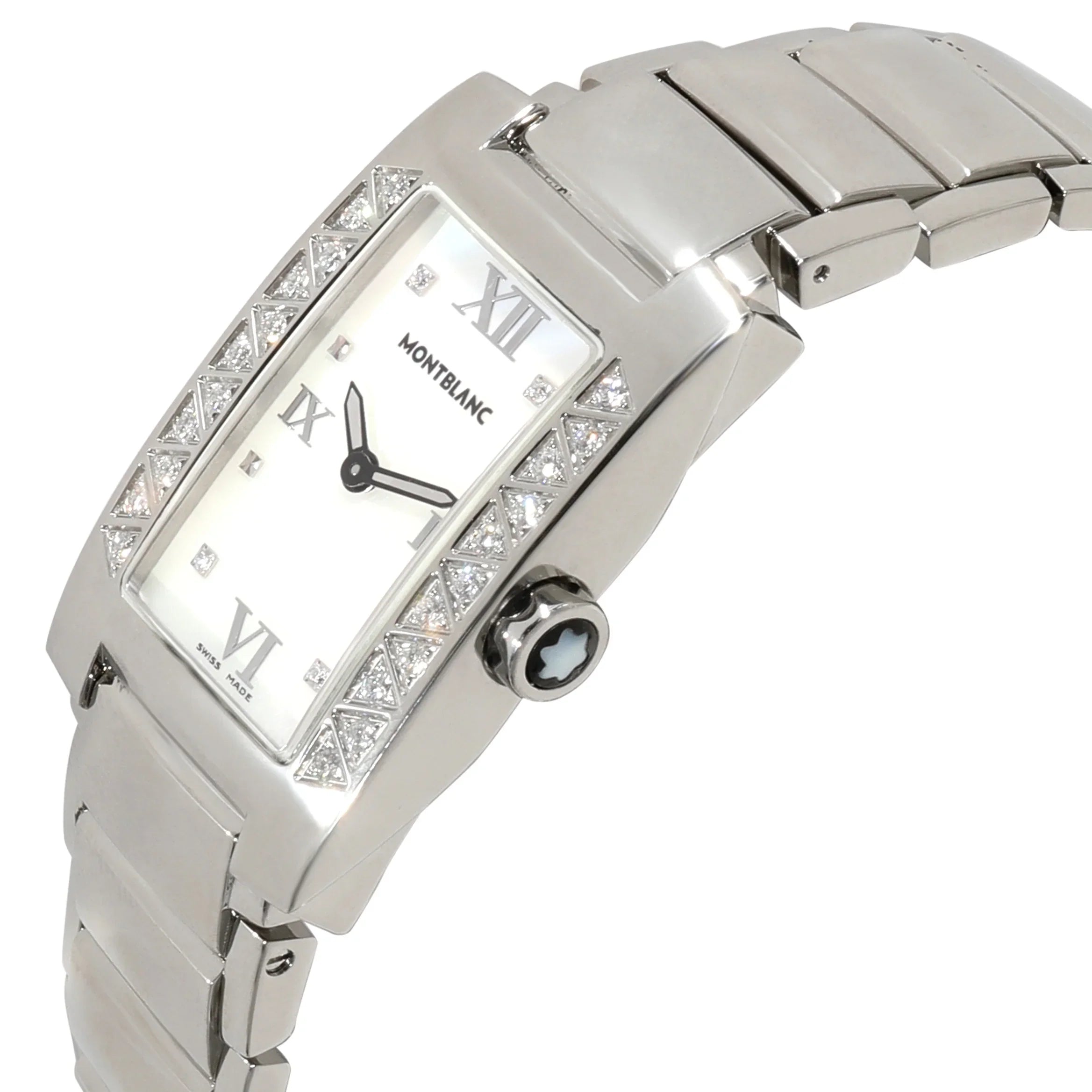 Montblanc Profile Elegance 36127 Women's Watch in  Stainless Steel Pre-Owned