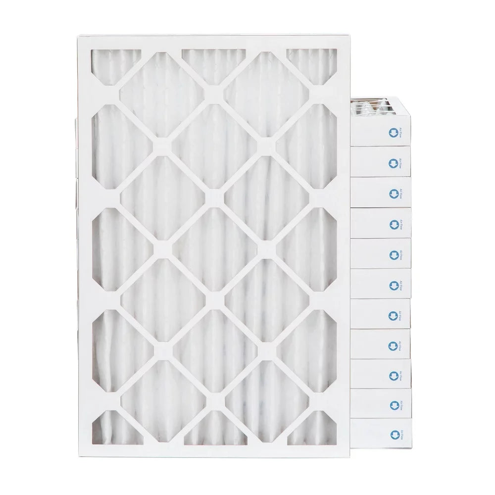 12x24x2  11,  1000 Pleated  Furnace 2" Air Filters by Pamlico. Case of 12. Actual Size: 11-3/8 x 23-3/8 x 1-3/4