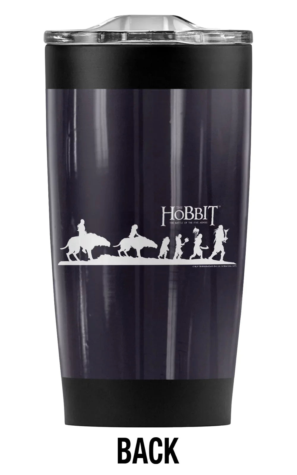 The Hobbit/Orc Company Stainless Steel Tumbler 20 oz Coffee Travel Mug/Cup, Vacuum Insulated & Double Wall with Leakproof Sliding Lid | Great for Hot Drinks and Cold Beverages
