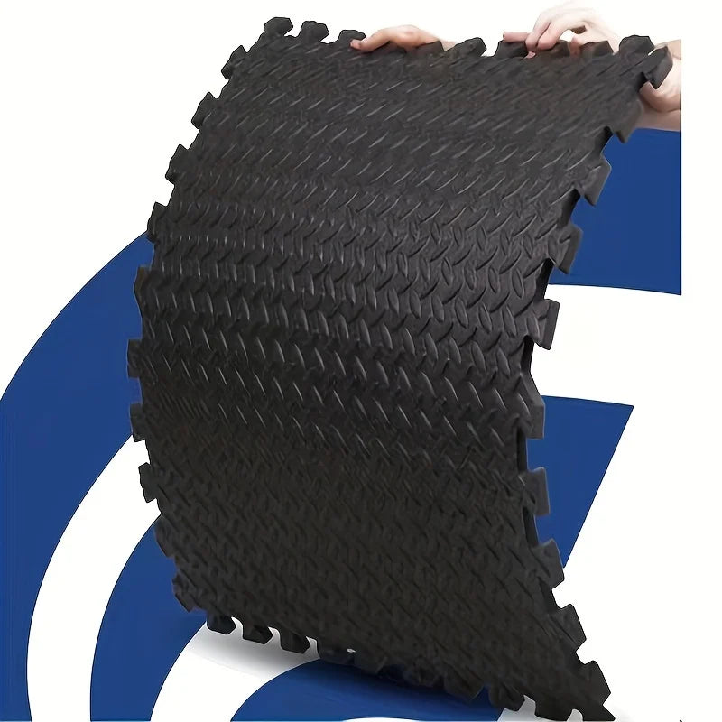 10pcs Eva Interlocking Foam Floor Mats - Ideal for Home & Gym Workouts, Thick and Durable Mat