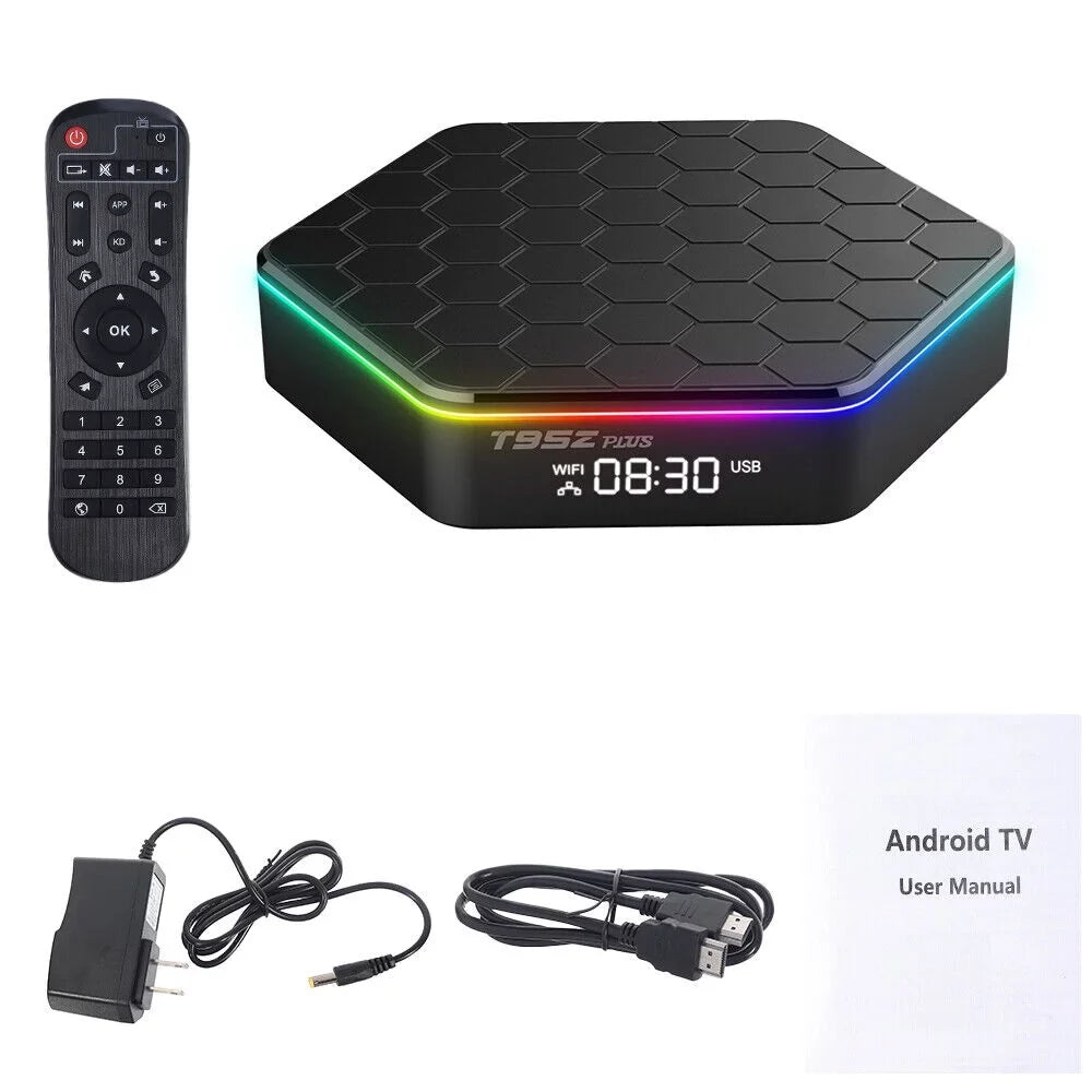 Jahy2Tech Quad Core 8K  Video 64GB Memory 6K Stream Player 2023  Plus Smart Android 12.0  Box