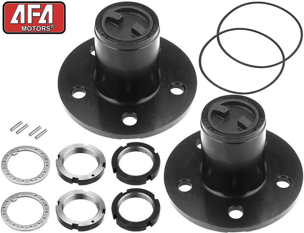 Afa Motors (4WD) Manual Locking Hub Fit 1990-1994 Ford Explorer, 1990-1997 Ford Ranger, 1994-1997 Mazda Pickup, 1990-1994 Mazda Navajo, 4x4 Locking Hubs (2 Pack)