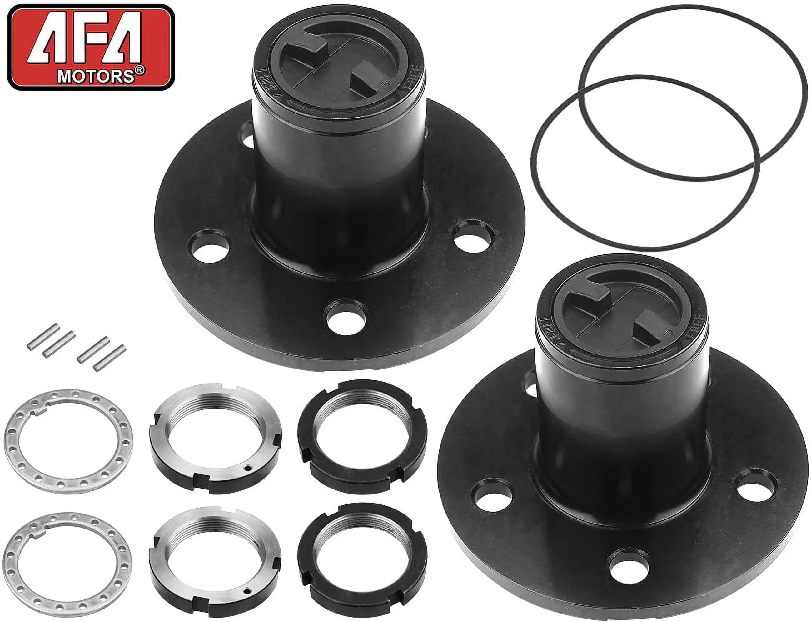 Afa Motors (4WD) Manual Locking Hub Fit 1990-1994 Ford Explorer, 1990-1997 Ford Ranger, 1994-1997 Mazda Pickup, 1990-1994 Mazda Navajo, 4x4 Locking Hubs (2 Pack)