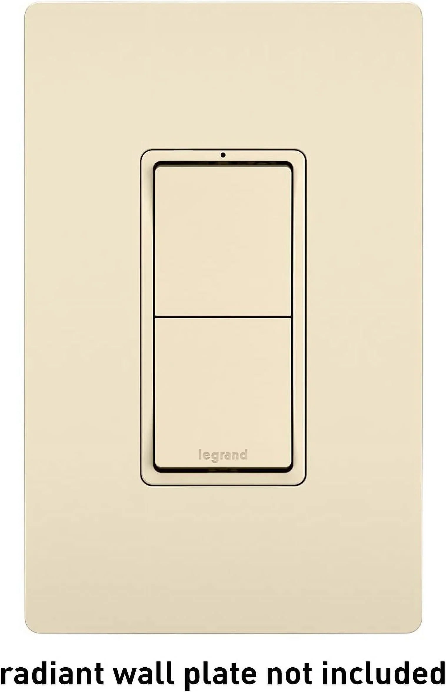 Legrand  Pass & Seymour Radiant 2 Single-Pole Switch, 15A, Light Almond - Quantity 6