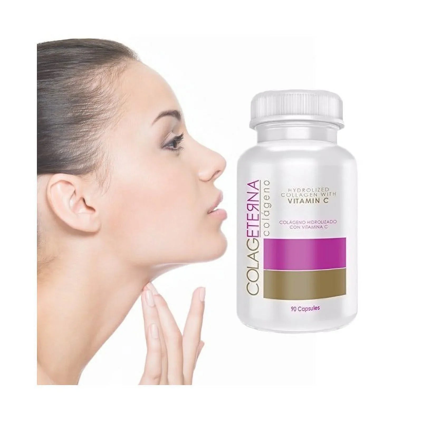 Colageterna Hydrolyzed Collagen with Vitamin  - 90 Caps