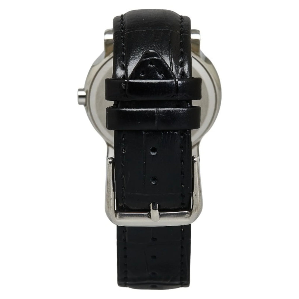 Pre-Owned  Solotempo Leather (non-original) Watch  Quartz Black Dial Stainless Steel Women's (Good)
