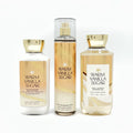 Bath & Body Works Warm Vanilla Sugar 8oz Body Lotion, 8oz Fine Fragrance Mist and 10oz Shower Gel 3-Piece Bundle