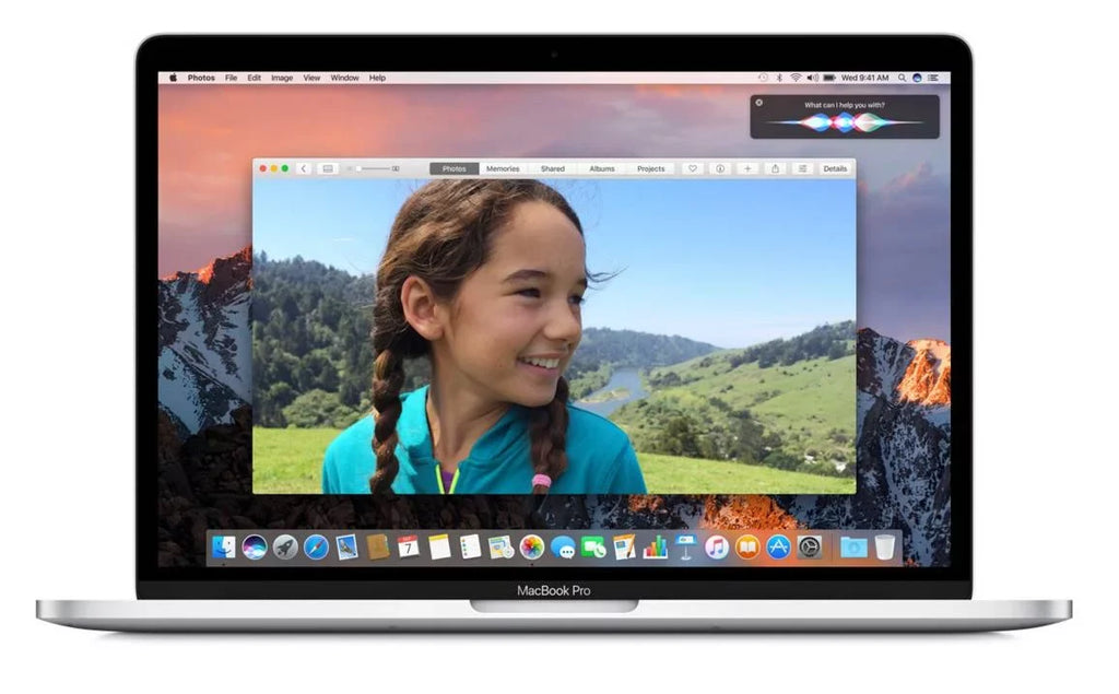 Apple  Grade Macbook Pro 13.3-inch (Retina, Silver, Touch Bar) 2.9Ghz Dual Core i5 (Late 2016) / 64GB  8GB Memory 2560x1600 Display Mac  Sierra Power Adapter Included