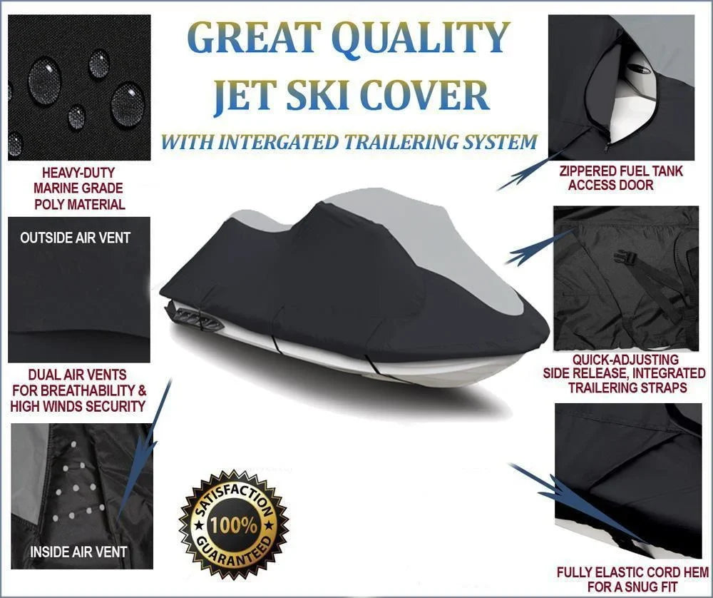 '-  600D   Cover Compatible for Sea Doo Sea-Doo Bombardier  Inter First Series 2001 1-2 Seater
