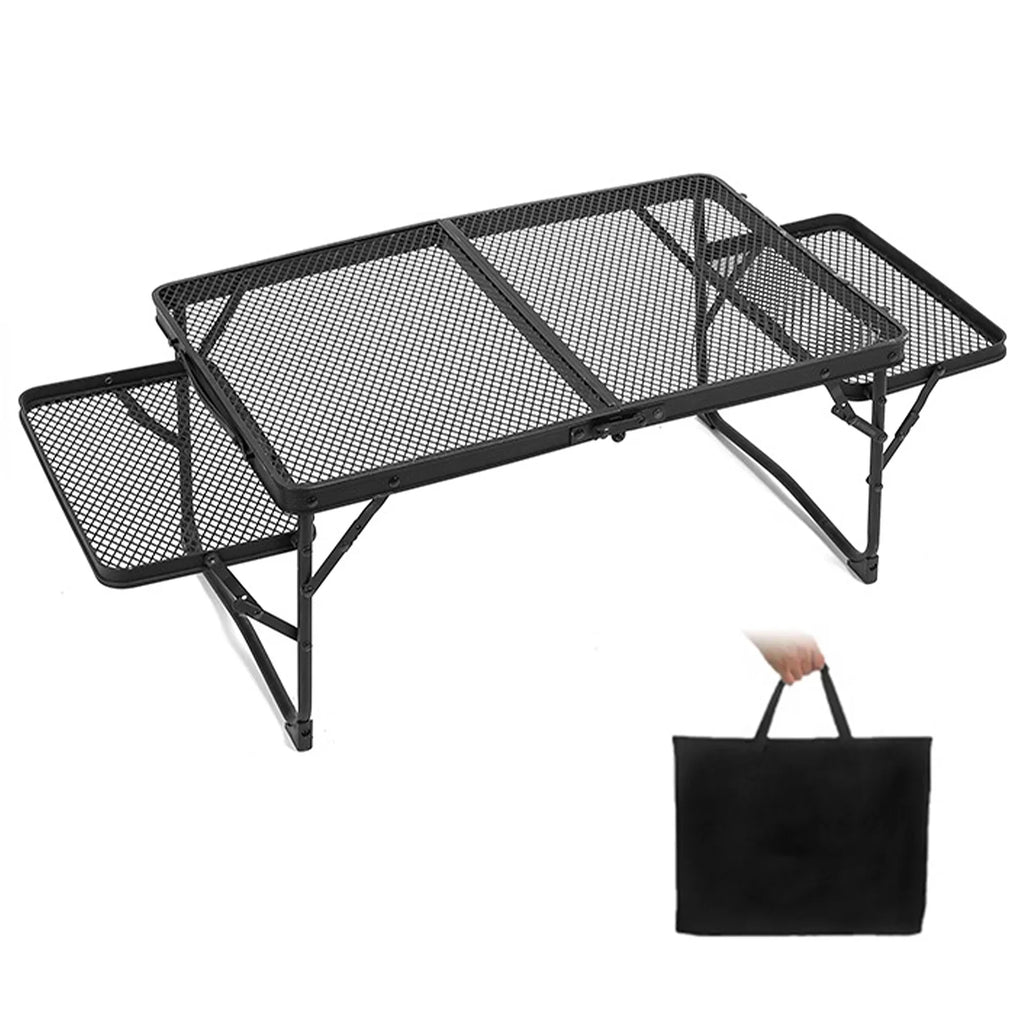 Lixada Folding Camping Table Compact Picnic Cooking Station for Food Prep