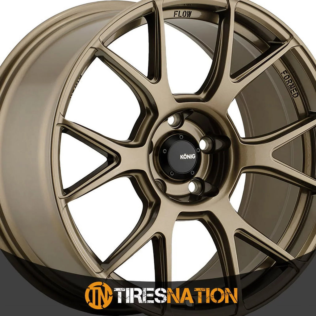 17x8 Konig 56BZ Ampliform Gloss Bronze Wheel 4x100 (45mm)