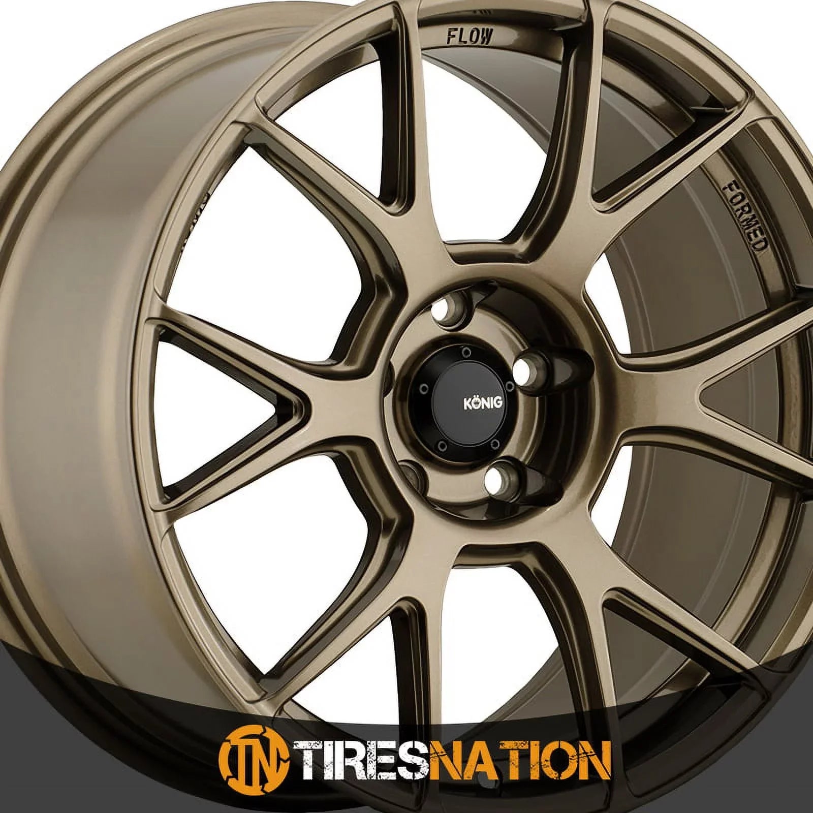 17x8 Konig 56BZ Ampliform Gloss Bronze Wheel 4x100 (45mm)