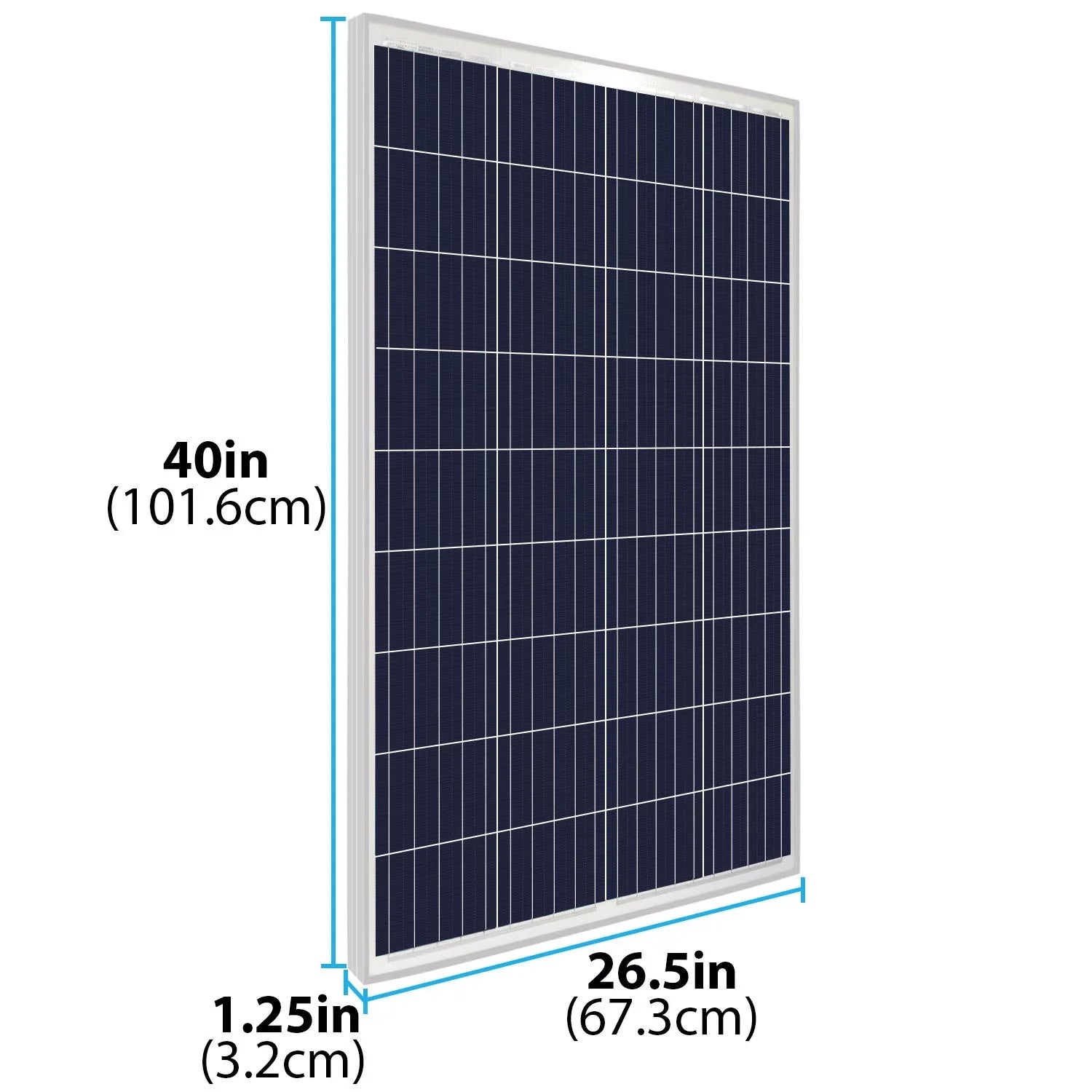100Watt Solar Panel 12V Poly Battery Charger for Solartech Power --