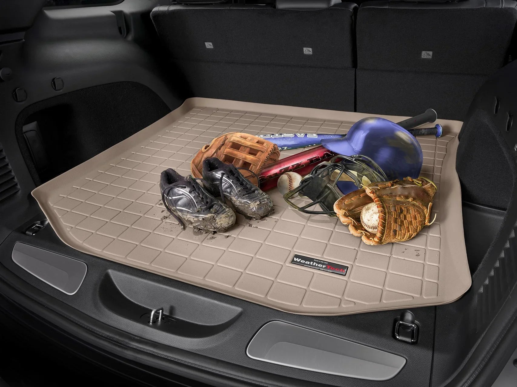 WeatherTech Cargo Trunk Liner suitable with 2024-2024 Subaru Impreza - Behind 2nd Row Seating, Black