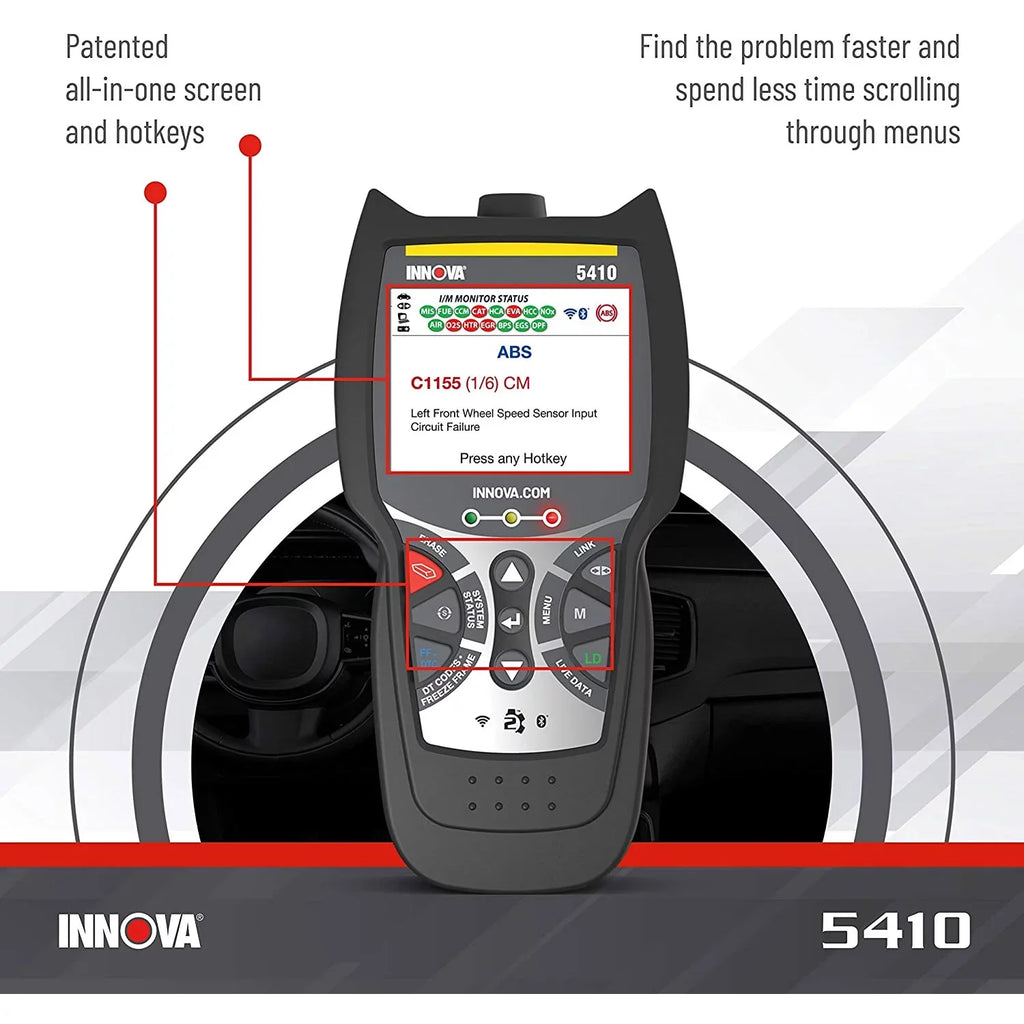 5410 CarScan Diagnostics Bluetooth Code Reader Automotive Scanner Tool