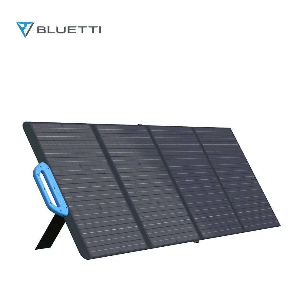 Bluetti 120W Solar Panel for Solar Generators, Foldable Portable Solar Power Supply With Adjustable Kickstand, Off Grid System for Outdoor Adventure, Road Trip, Emergency