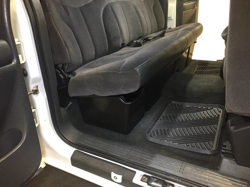 Red Hound Auto 3 Under Seat Storage Boxes Compatible with Chevrolet  Silverado Sierra 1500 2500 3500 1999-2006 Extended Cab Underseat System