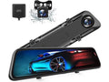 4K 12" Rear View Mirror Camera, Backup Camera, , Superior Sensor for Enhanced Night Vision, -Sensor, Parking Assistance for Cars Trucks