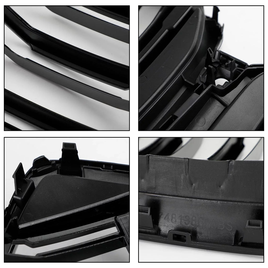 Front Bumper Grille Grill Fit for    M50i 2020-2022 /Camera Hole Black