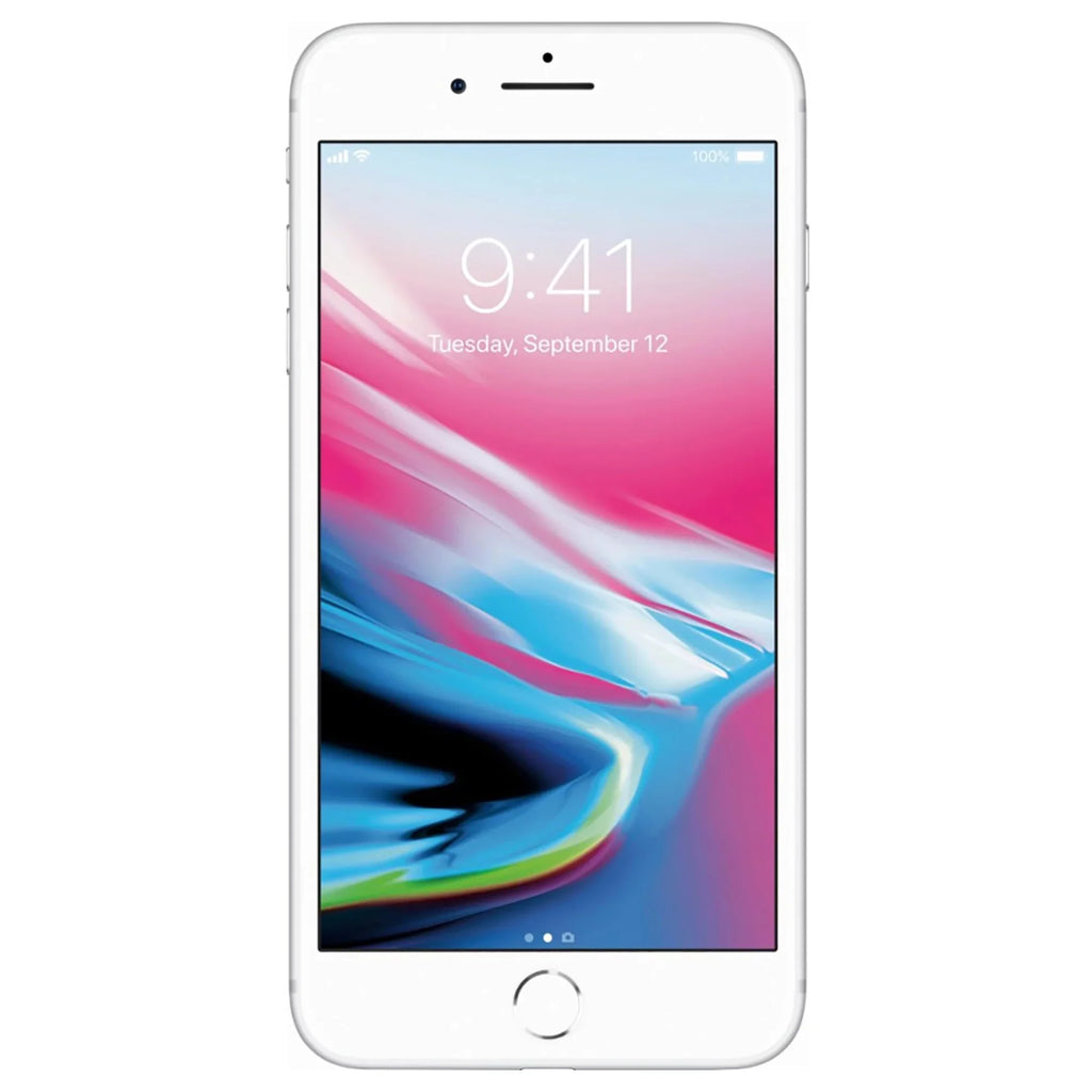 Restored Apple iPhone 8 64GB Silver (& Locked) Smartphone (Refurbished)