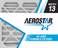 Aerostar 18x20x2   13, Pleated Air Filter, 18x20x2, Box of 6, Made in the