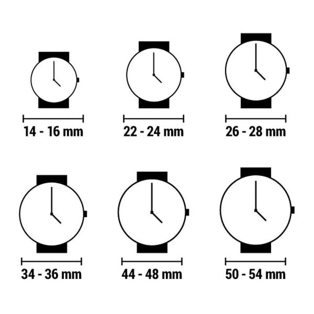 Men White Leather Watch