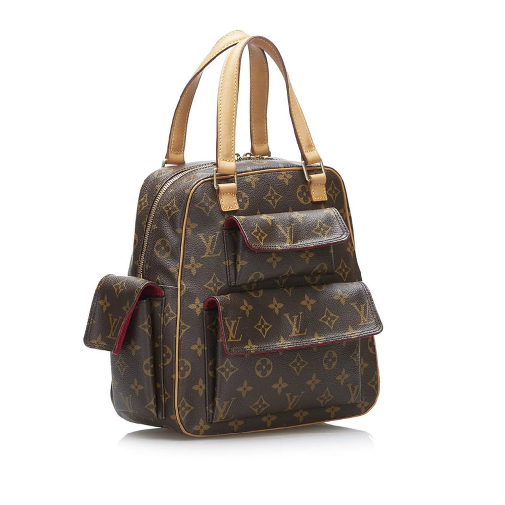 Pre-Owned Louis Vuitton Monogram Exantry Cite Handbag  Brown  Leather Ladies   (Good)