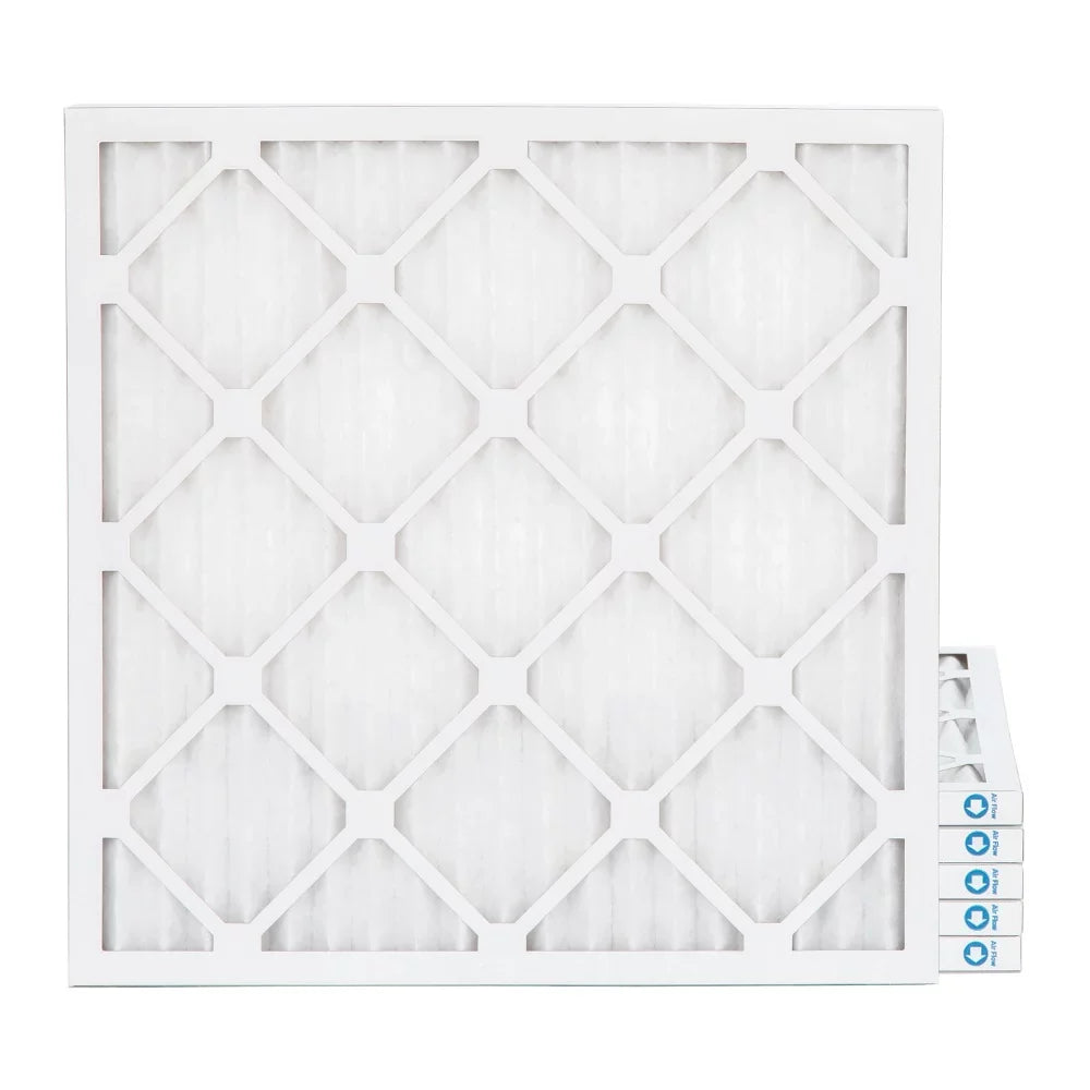 Pamlico Air 12x12x1  8 Pleated  Furnace Air Filters. Quantity 6. (Actual Size: 11.38 x 11.38 x 0.75 Inches)