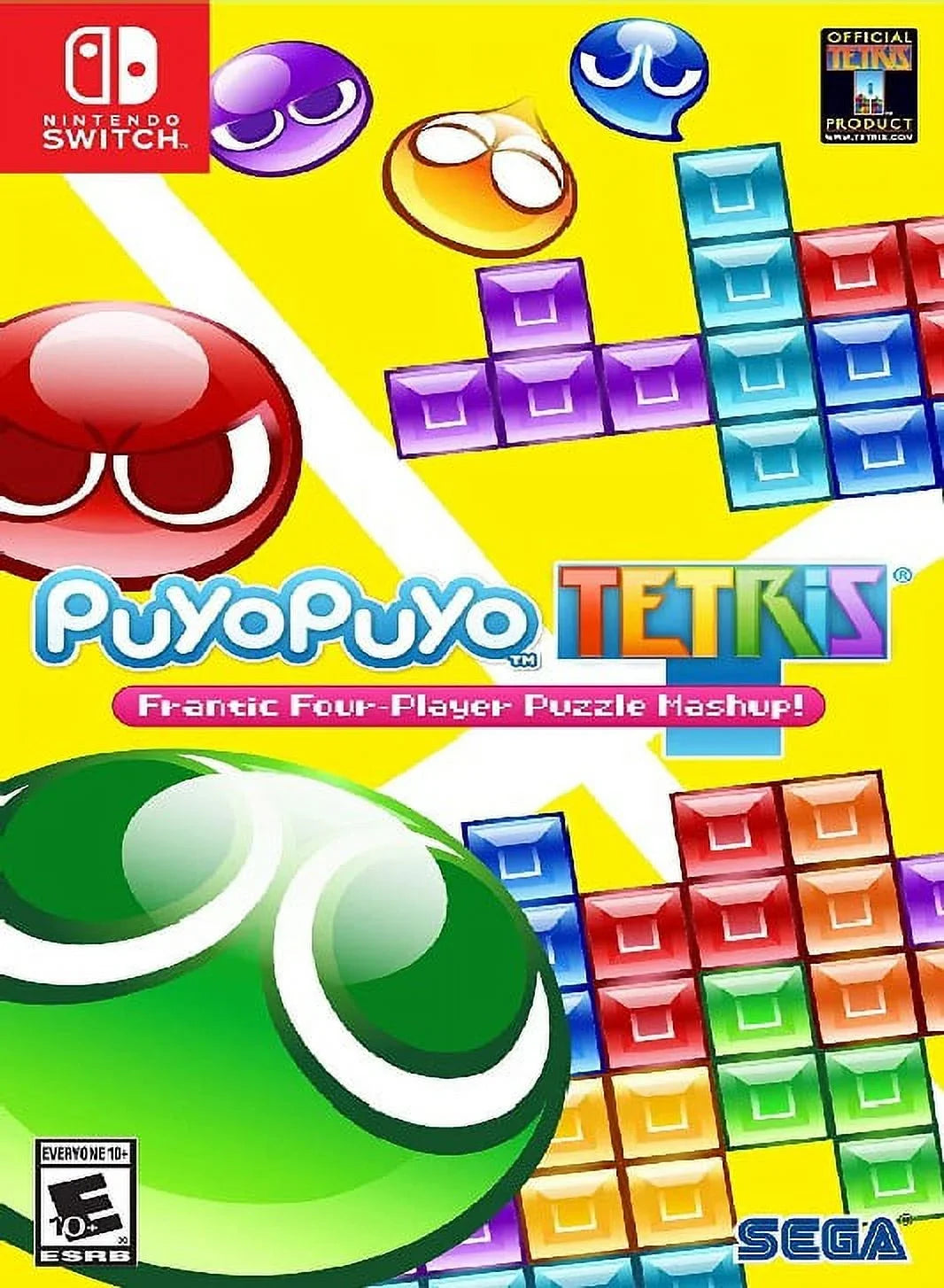 Restored Puyo Puyo Tetris (Nintendo Switch, 2017) Puzzle Game (Refurbished)