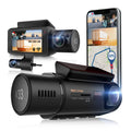 Rexing  3 Channel 1440p+1440p+1440p Front, Cabin and Rear Camera Dashcam with Built-in Wi-Fi &