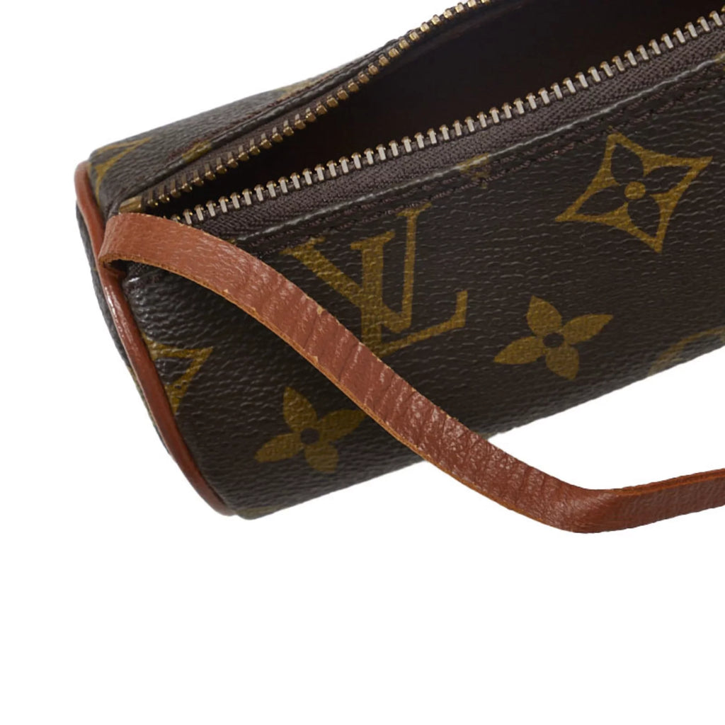 Pre-Owned Louis Vuitton Monogram Papillon 30 (Old) Handbag  Brown  Leather Ladies   (Good)