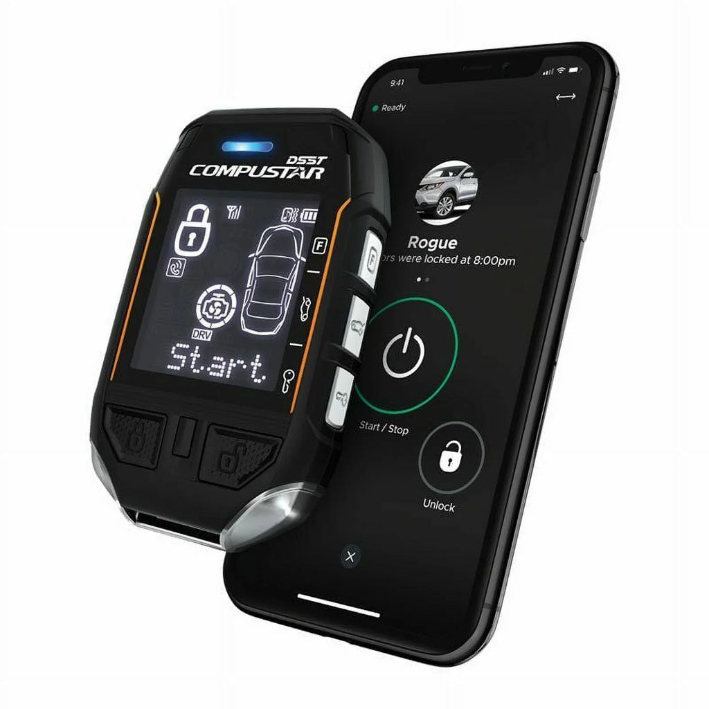 Compustar - 2-Way  Remote Start + Security Kit with Drone  Module
