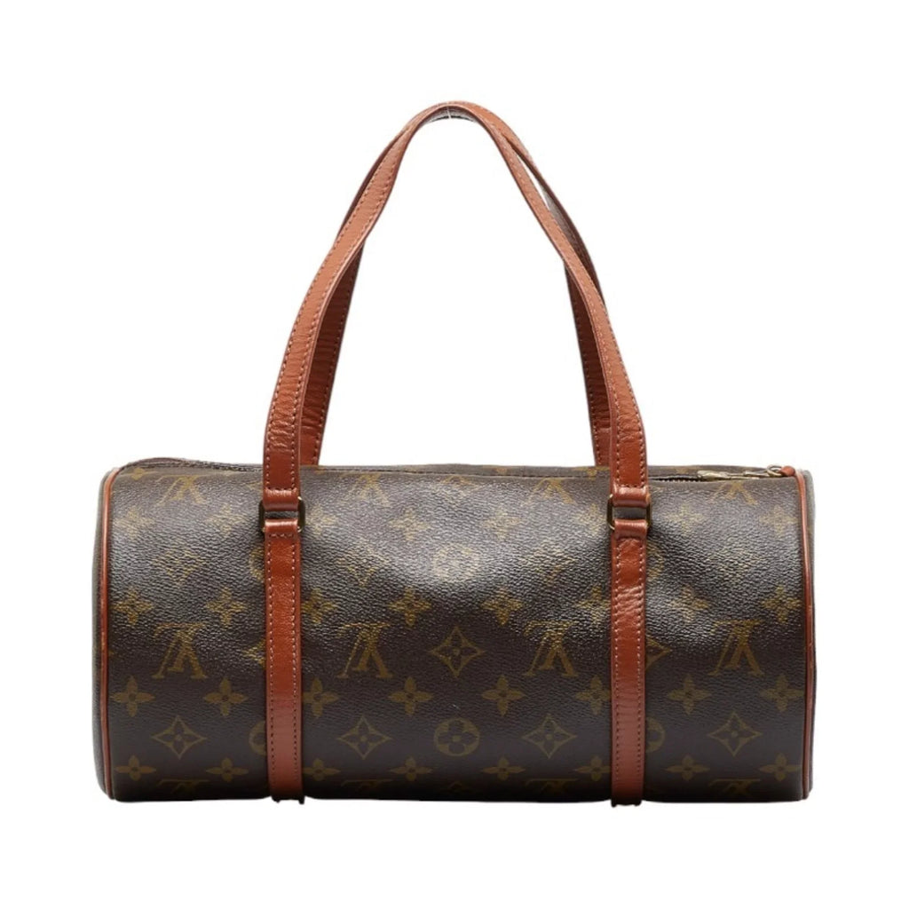 Pre-Owned Louis Vuitton Monogram Papillon 30 (Old) Handbag  Brown  Leather Ladies   (Good)