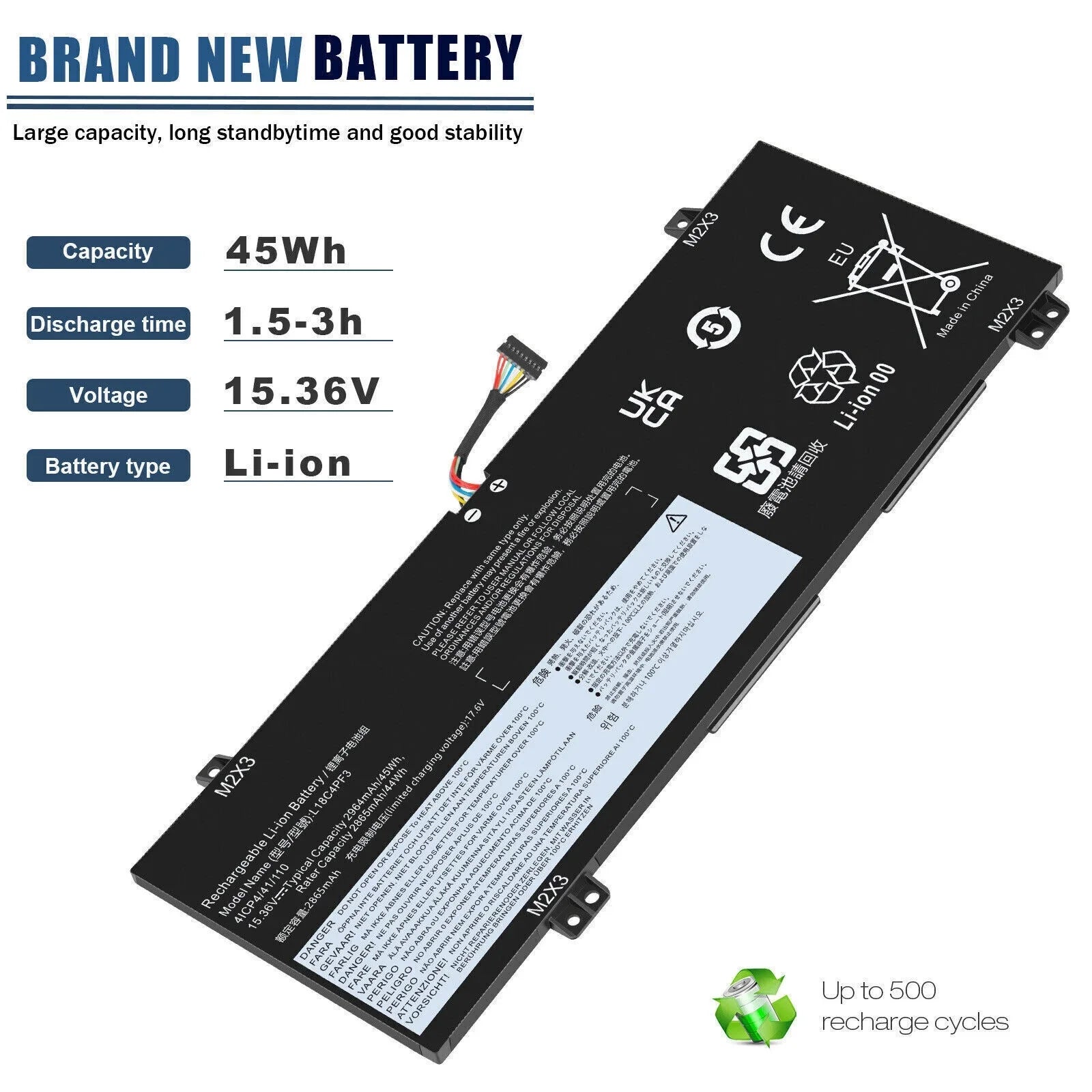 Laptop Battery for Lenovo ThinkPad P43s     02DL007