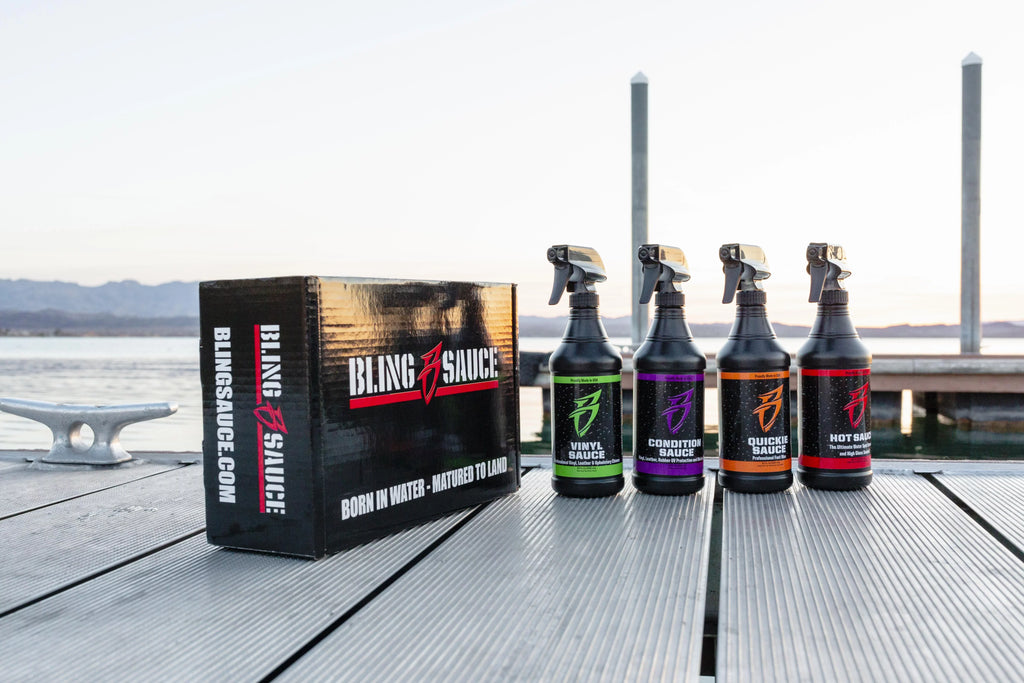 Boat Bling - Bling Sauce Variety 4-Pack Boat Cleaner Kit, Four 20 oz Bottles