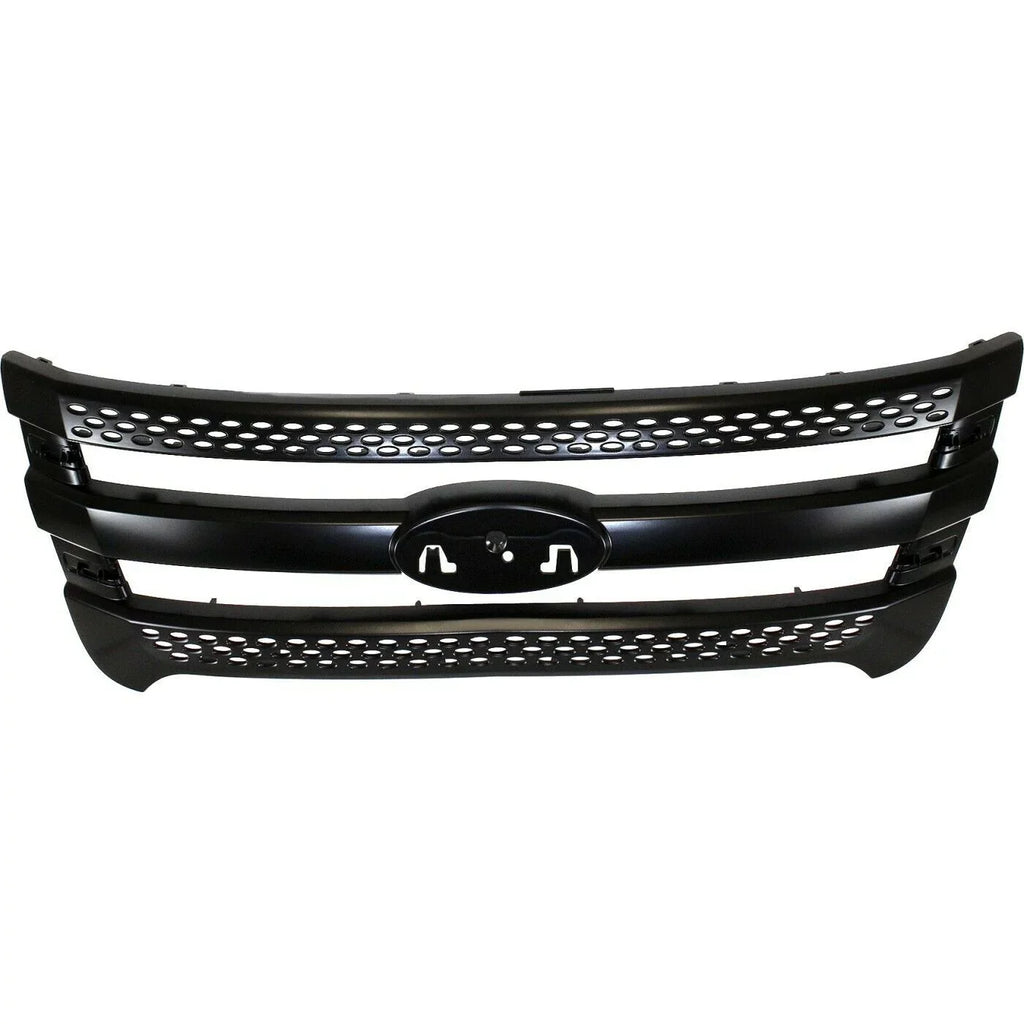 Grille For Ford 2011-2015 Explorer 2013-2015 Police Interceptor Utility Black